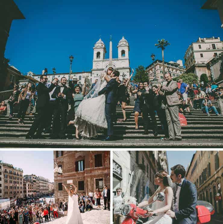İtalya Roma Düğün Çekimi