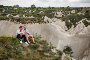 Romantic Gay Proposal Cappadocia Turkey